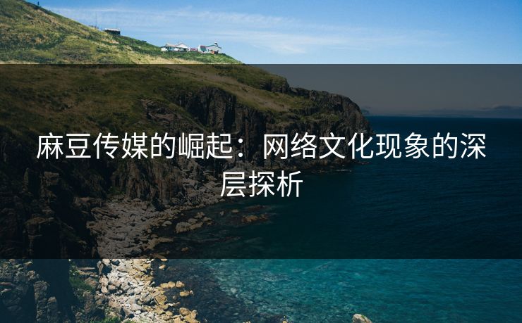麻豆传媒的崛起：网络文化现象的深层探析